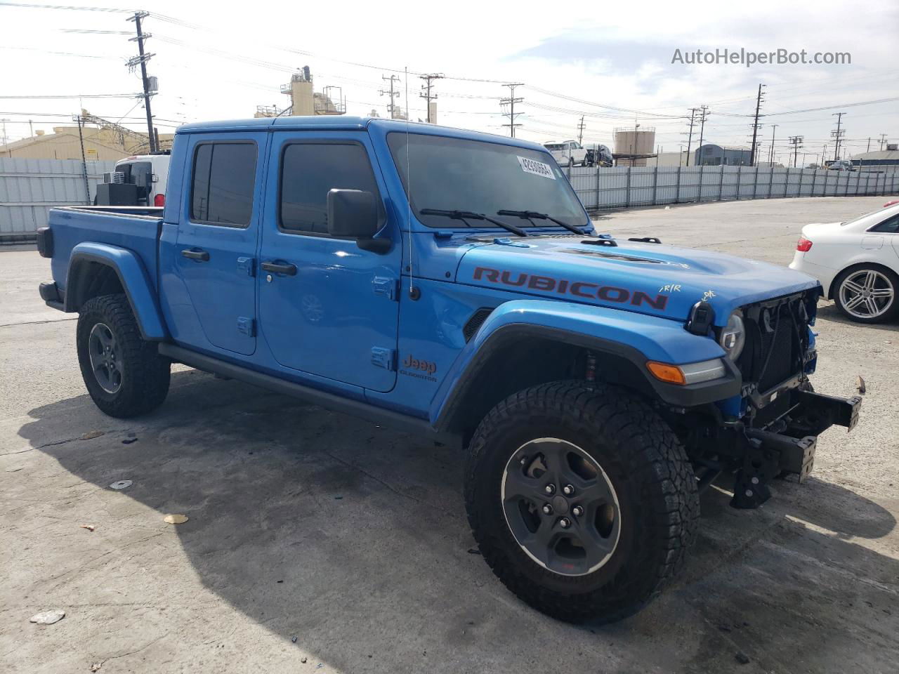 2022 Jeep Gladiator Rubicon Blue vin: 1C6JJTBMXNL183455