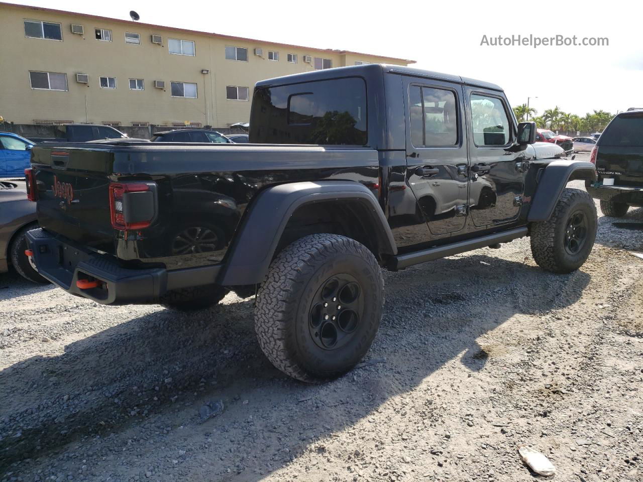 2022 Jeep Gladiator Mojave Черный vin: 1C6JJTEG0NL175449