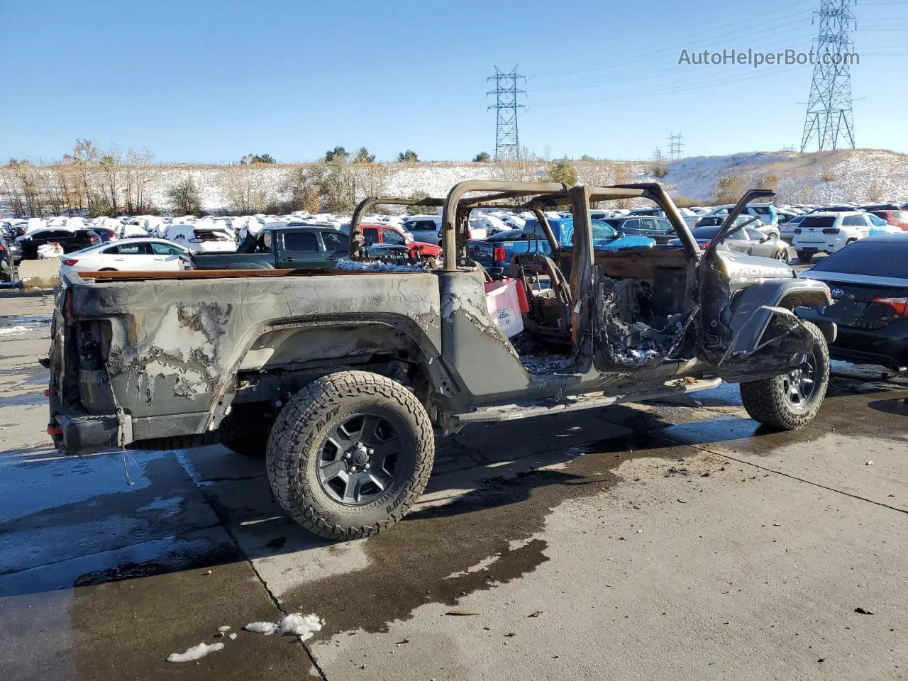 2022 Jeep Gladiator Mojave Gray vin: 1C6JJTEG1NL118158