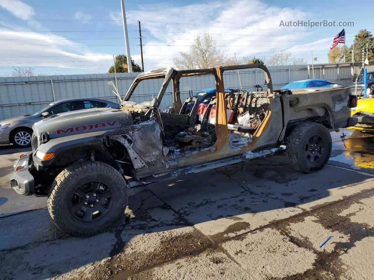 2022 Jeep Gladiator Mojave Gray vin: 1C6JJTEG1NL118158