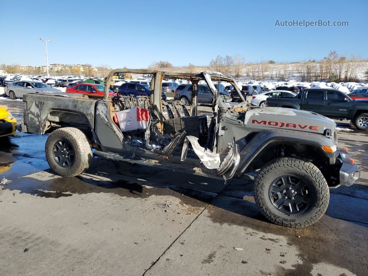 2022 Jeep Gladiator Mojave Gray vin: 1C6JJTEG1NL118158