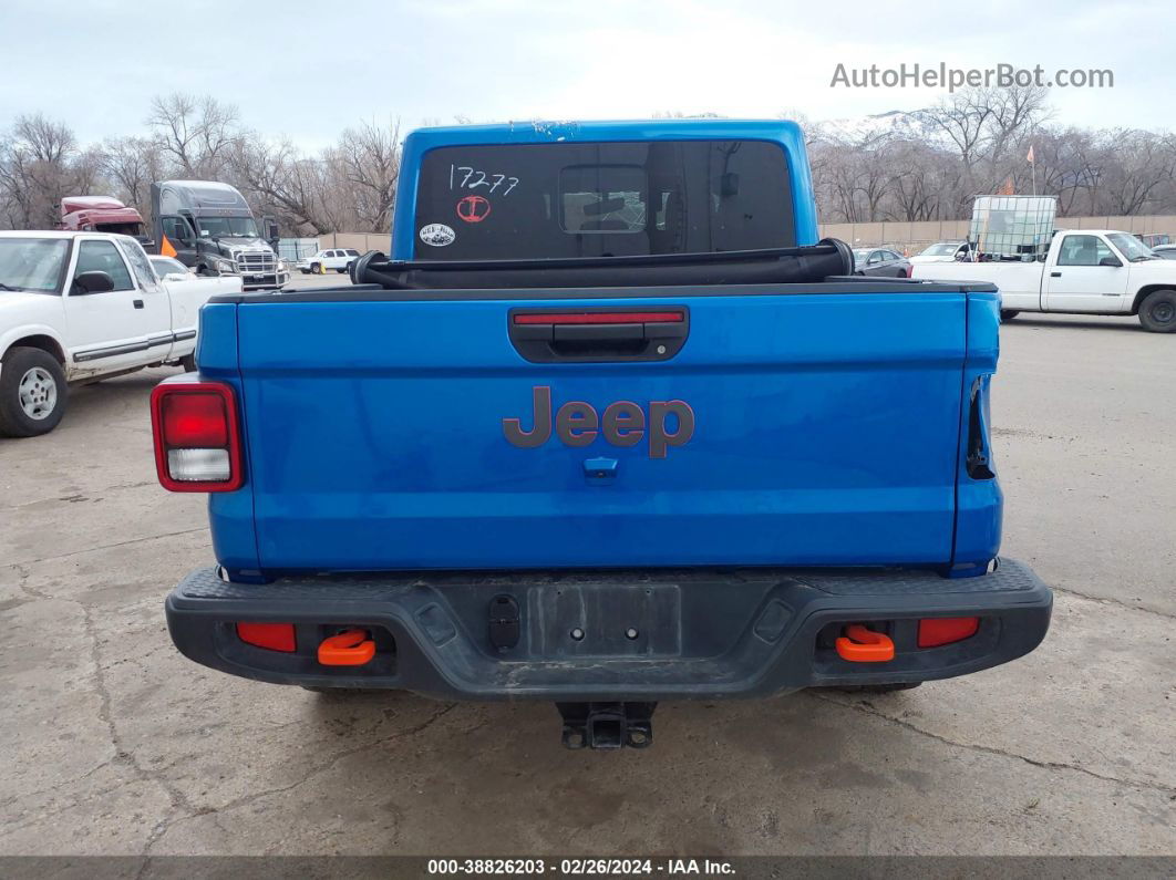 2022 Jeep Gladiator Mojave 4x4 Синий vin: 1C6JJTEG1NL141651