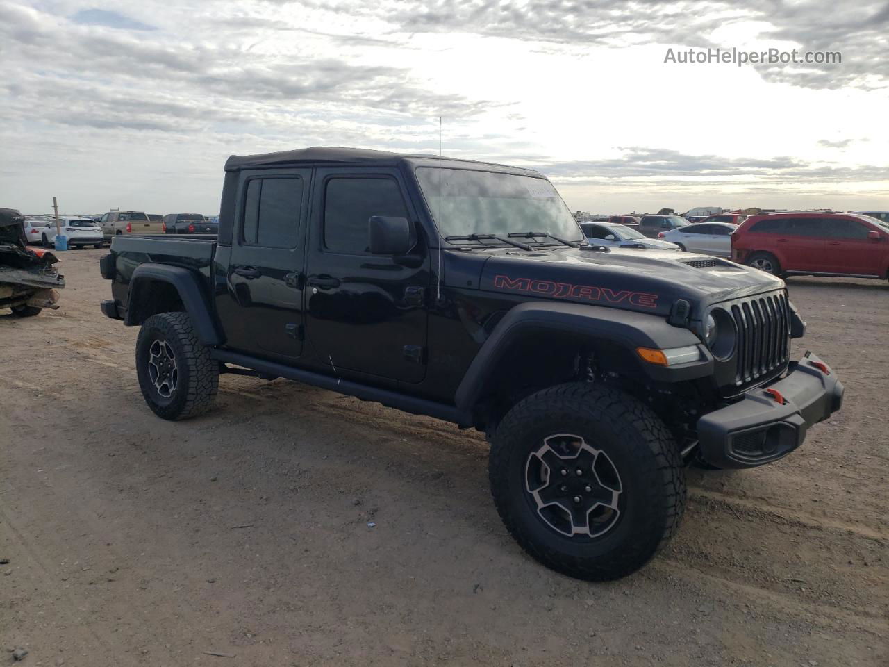 2022 Jeep Gladiator Mojave Black vin: 1C6JJTEG1NL174746