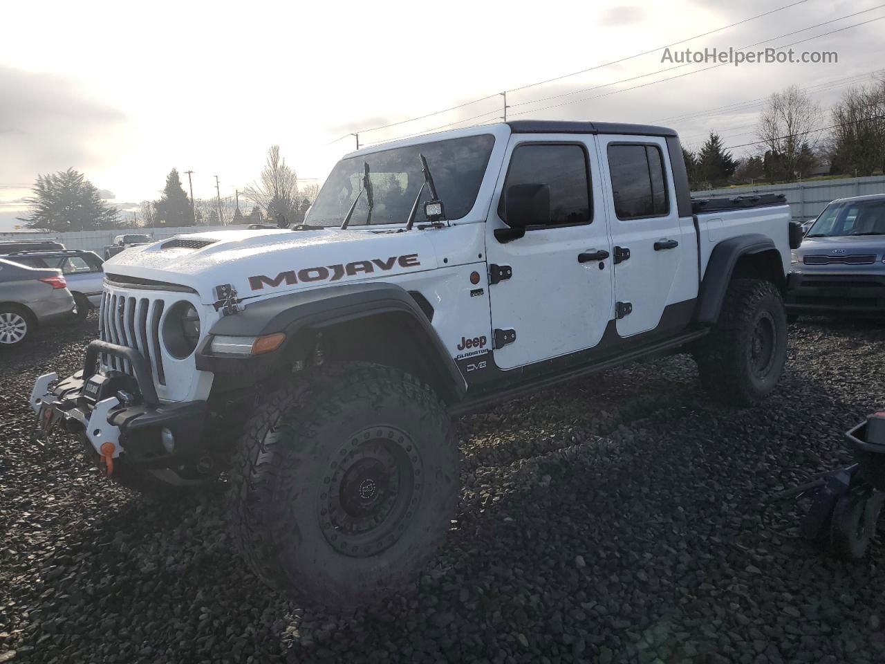 2022 Jeep Gladiator Mojave Белый vin: 1C6JJTEG3NL123975