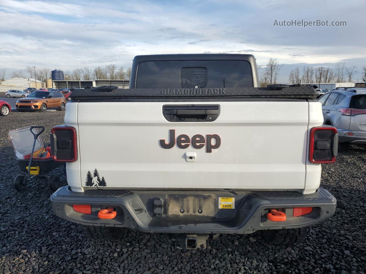 2022 Jeep Gladiator Mojave White vin: 1C6JJTEG3NL123975