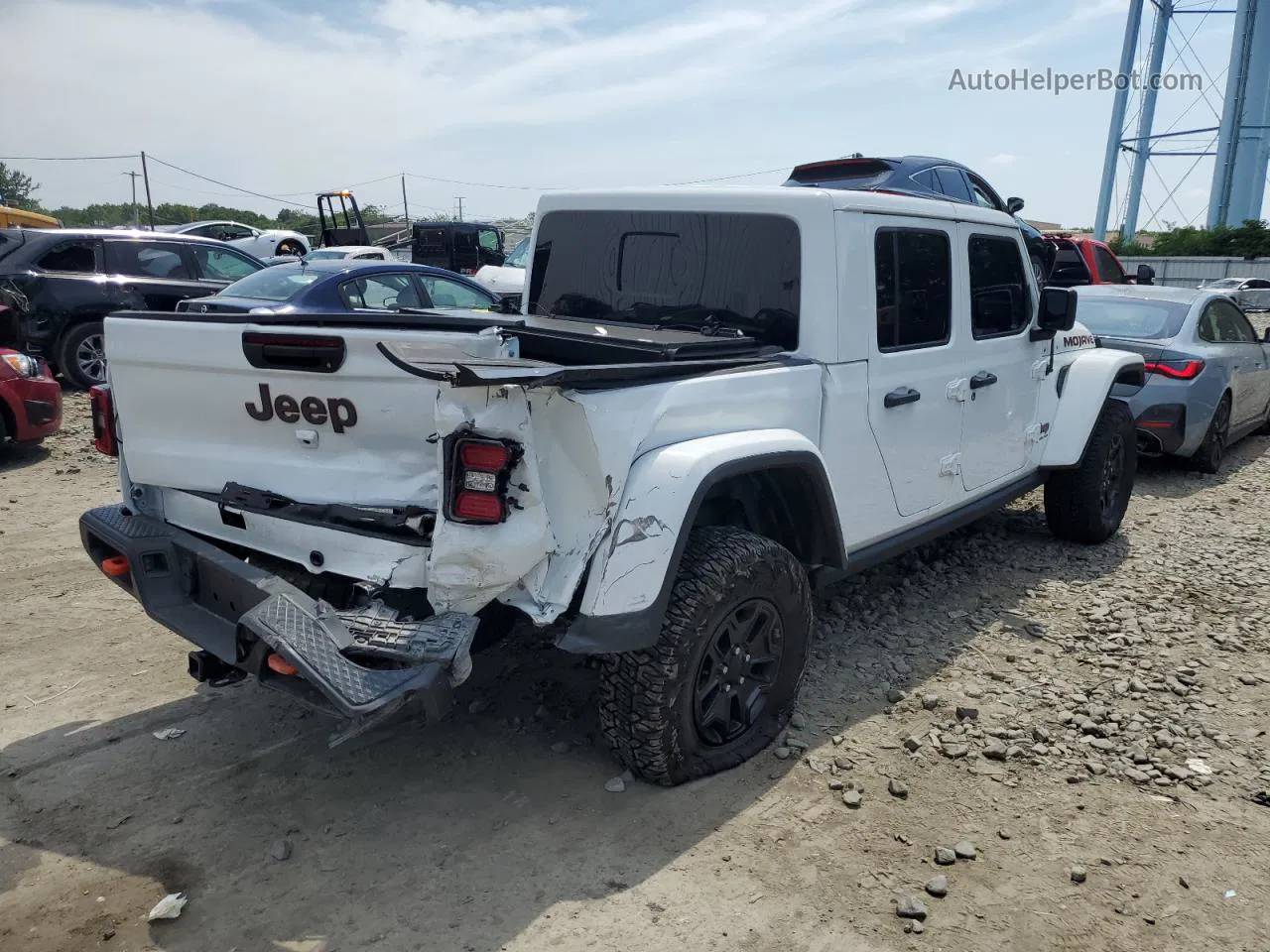 2022 Jeep Gladiator Mojave White vin: 1C6JJTEG5NL170280