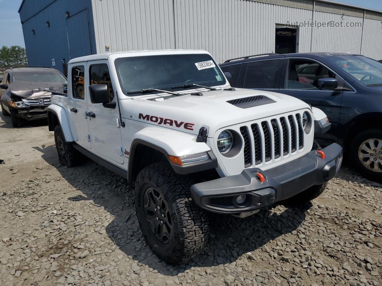 2022 Jeep Gladiator Mojave White vin: 1C6JJTEG5NL170280