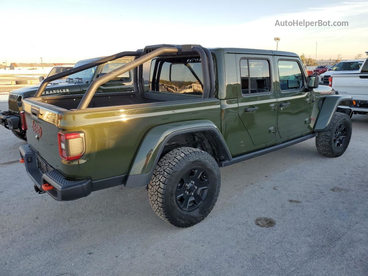 2022 Jeep Gladiator Mojave Green vin: 1C6JJTEG6NL100531