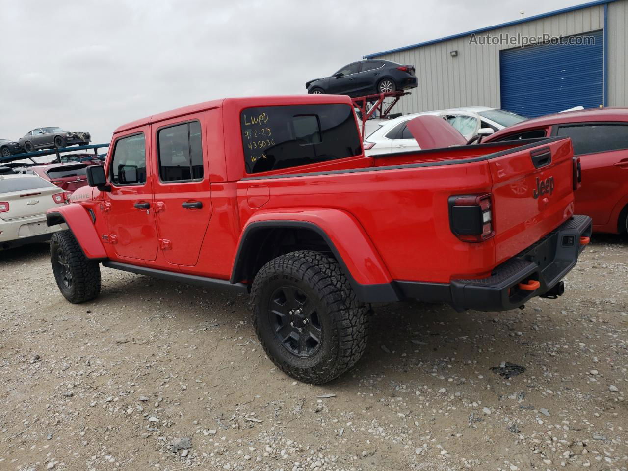 2022 Jeep Gladiator Mojave Red vin: 1C6JJTEG6NL149261