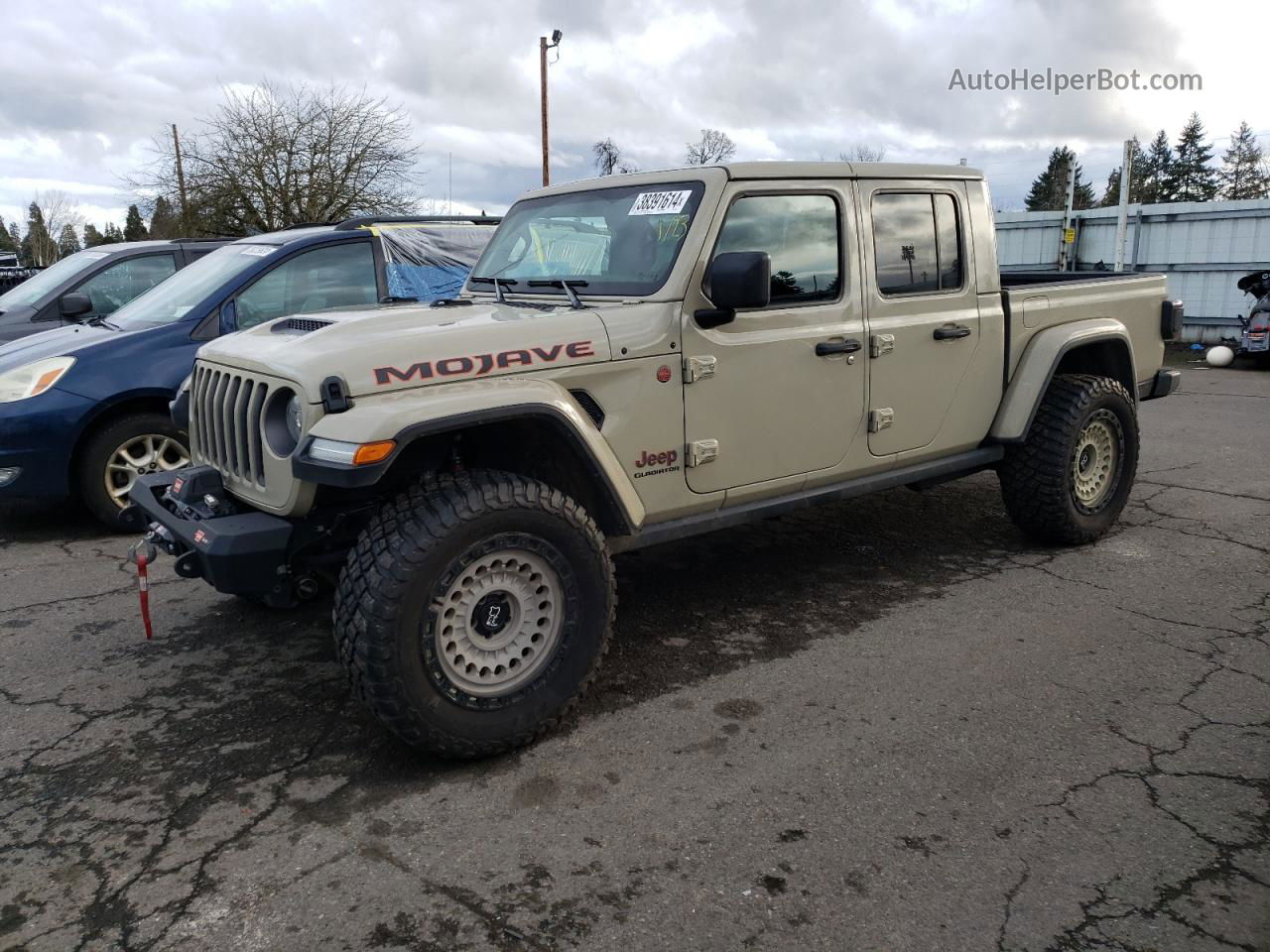 2022 Jeep Gladiator Mojave Beige vin: 1C6JJTEG6NL171664