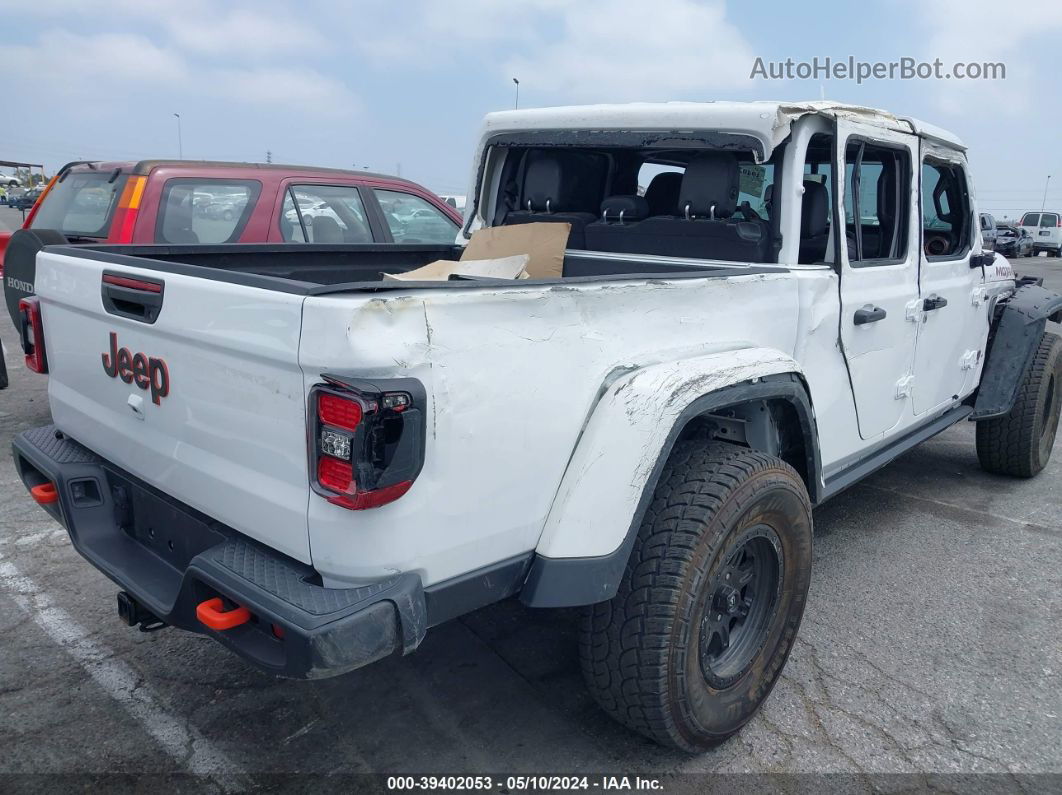 2022 Jeep Gladiator Mojave 4x4 White vin: 1C6JJTEG7NL165694