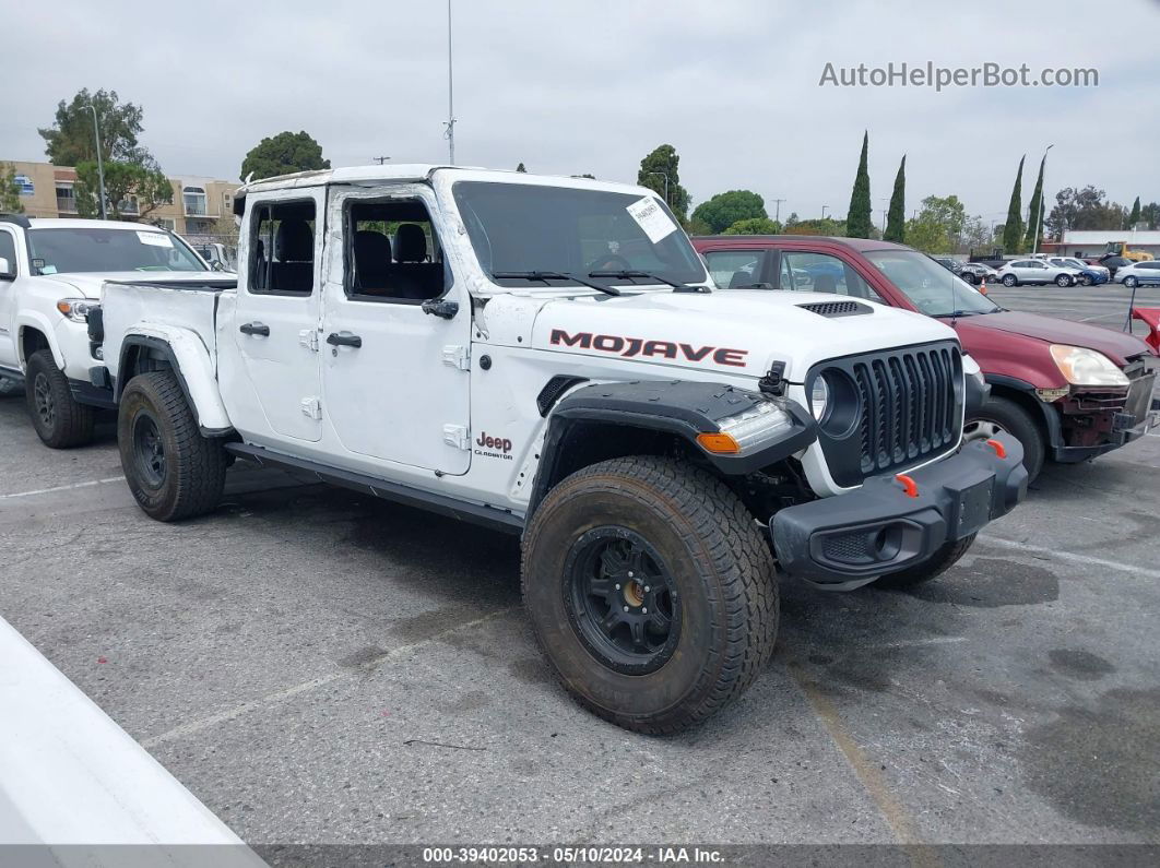 2022 Jeep Gladiator Mojave 4x4 White vin: 1C6JJTEG7NL165694