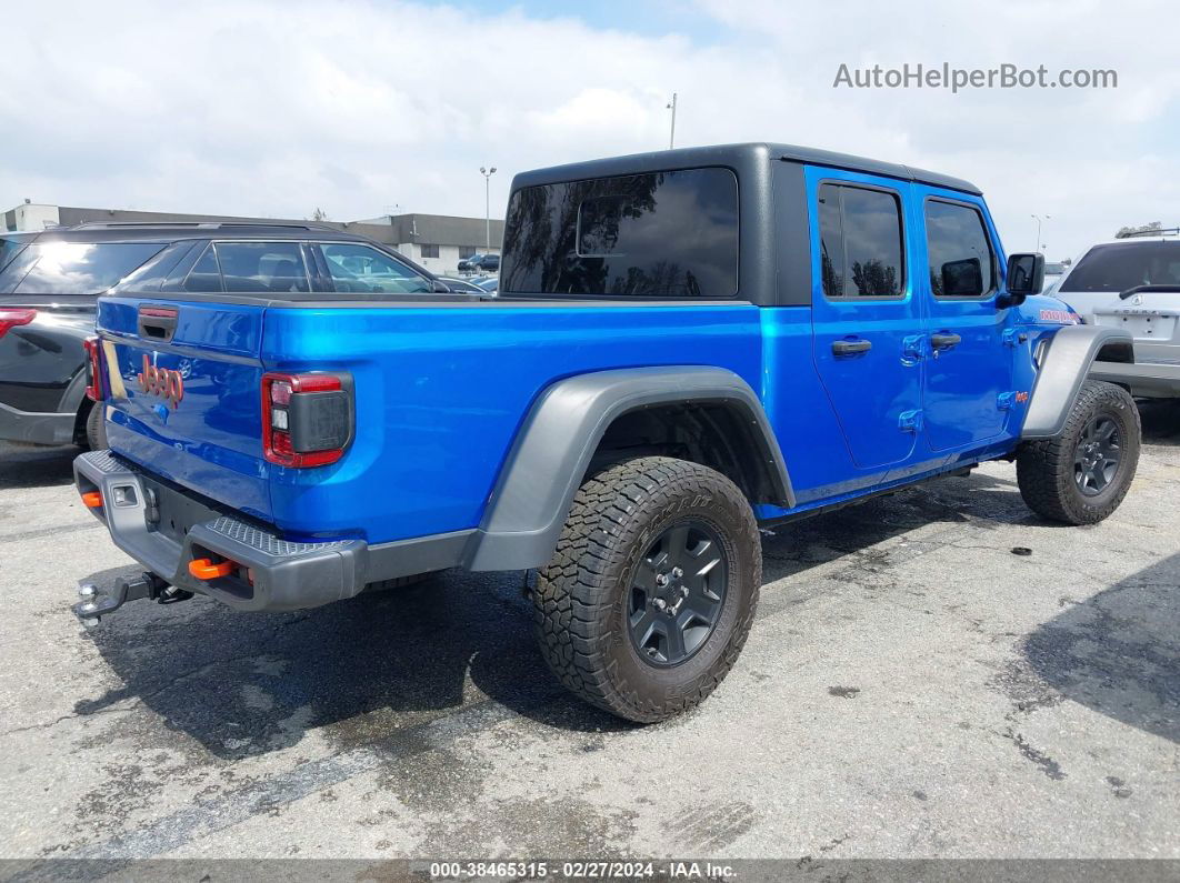 2022 Jeep Gladiator Mojave 4x4 Blue vin: 1C6JJTEG8NL106511