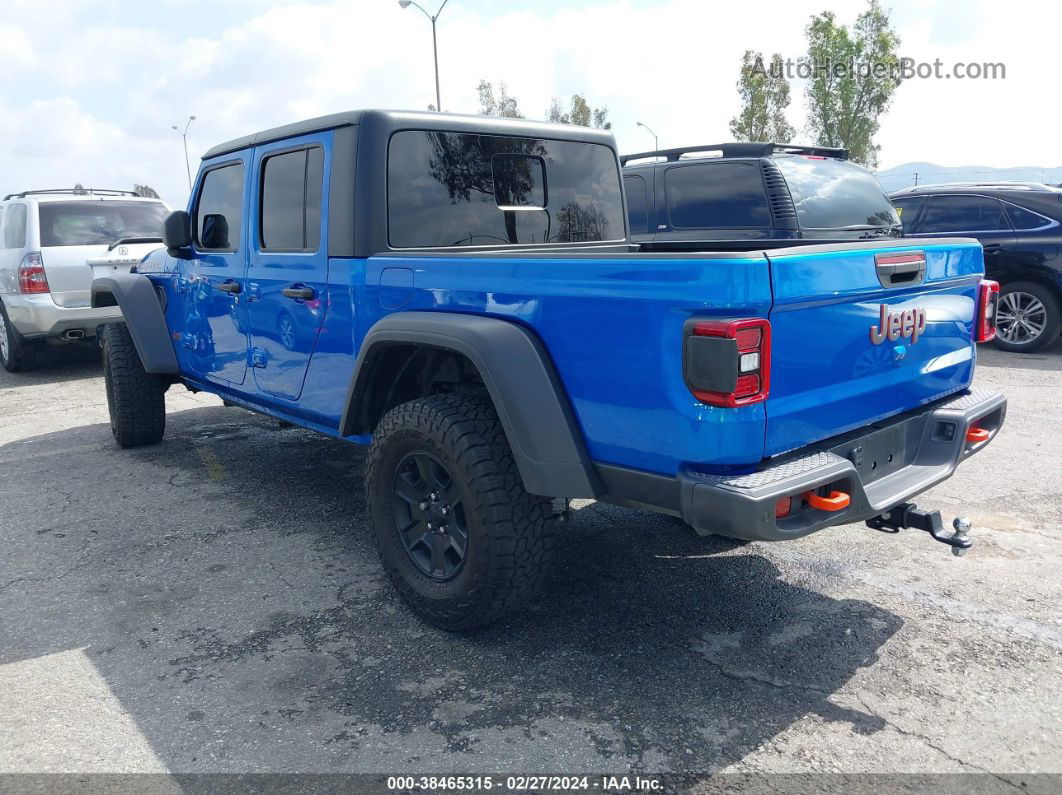 2022 Jeep Gladiator Mojave 4x4 Blue vin: 1C6JJTEG8NL106511