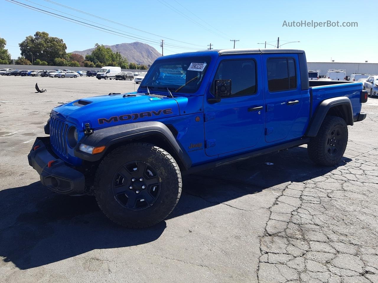 2022 Jeep Gladiator Mojave Blue vin: 1C6JJTEG8NL173853