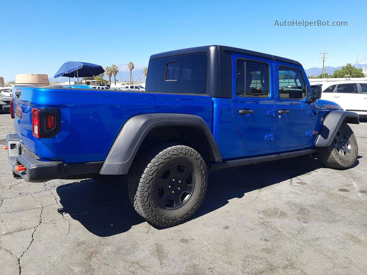 2022 Jeep Gladiator Mojave Blue vin: 1C6JJTEG8NL173853