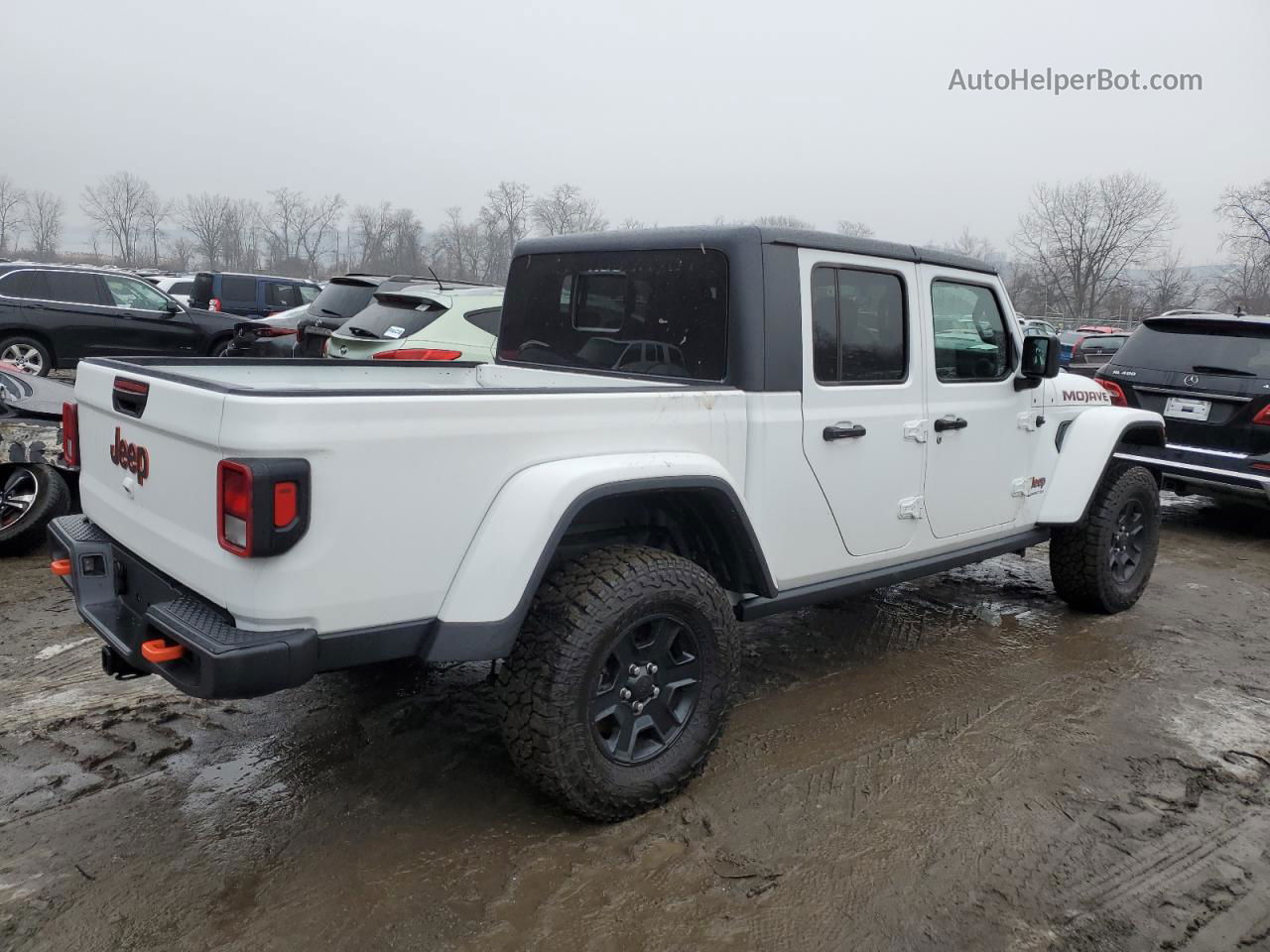 2022 Jeep Gladiator Mojave Белый vin: 1C6JJTEG9NL166877