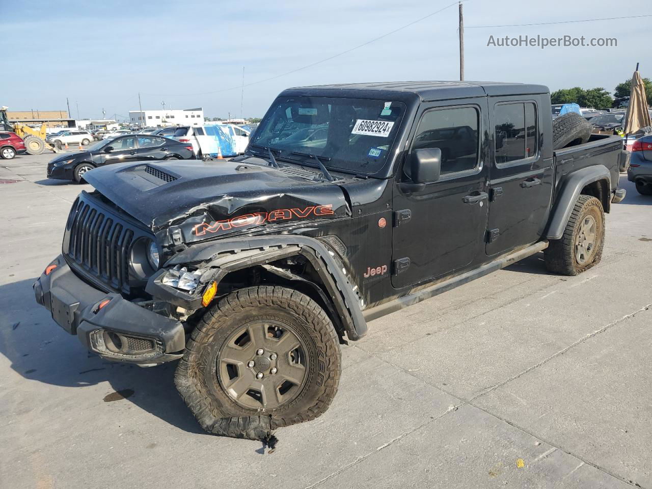 2022 Jeep Gladiator Mojave Black vin: 1C6JJTEGXNL123536