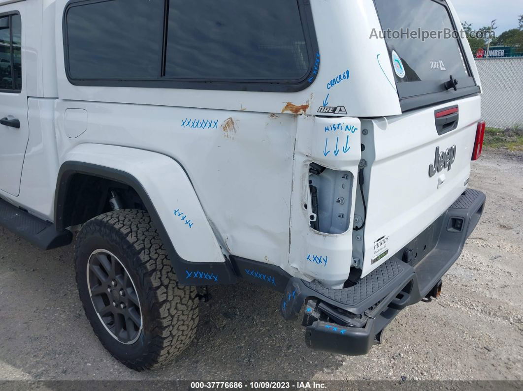 2022 Jeep Gladiator Overland White vin: 1C6JJTFM1NL125647