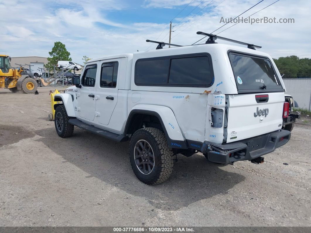 2022 Jeep Gladiator Overland White vin: 1C6JJTFM1NL125647