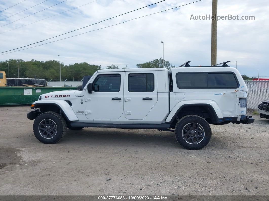 2022 Jeep Gladiator Overland White vin: 1C6JJTFM1NL125647