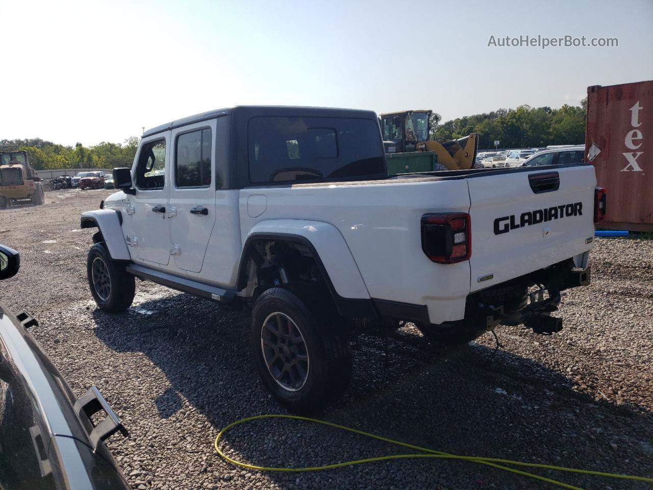 2022 Jeep Gladiator Overland White vin: 1C6JJTFM2NL107626