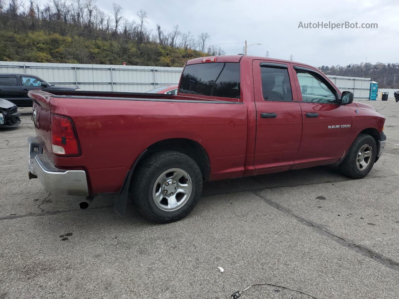 2012 Dodge Ram 1500 St Red vin: 1C6RD6FKXCS212413