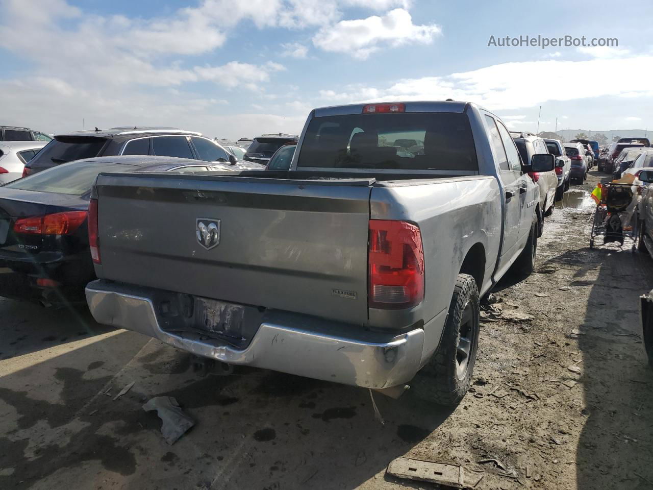 2012 Dodge Ram 1500 St Серый vin: 1C6RD6FP1CS111921