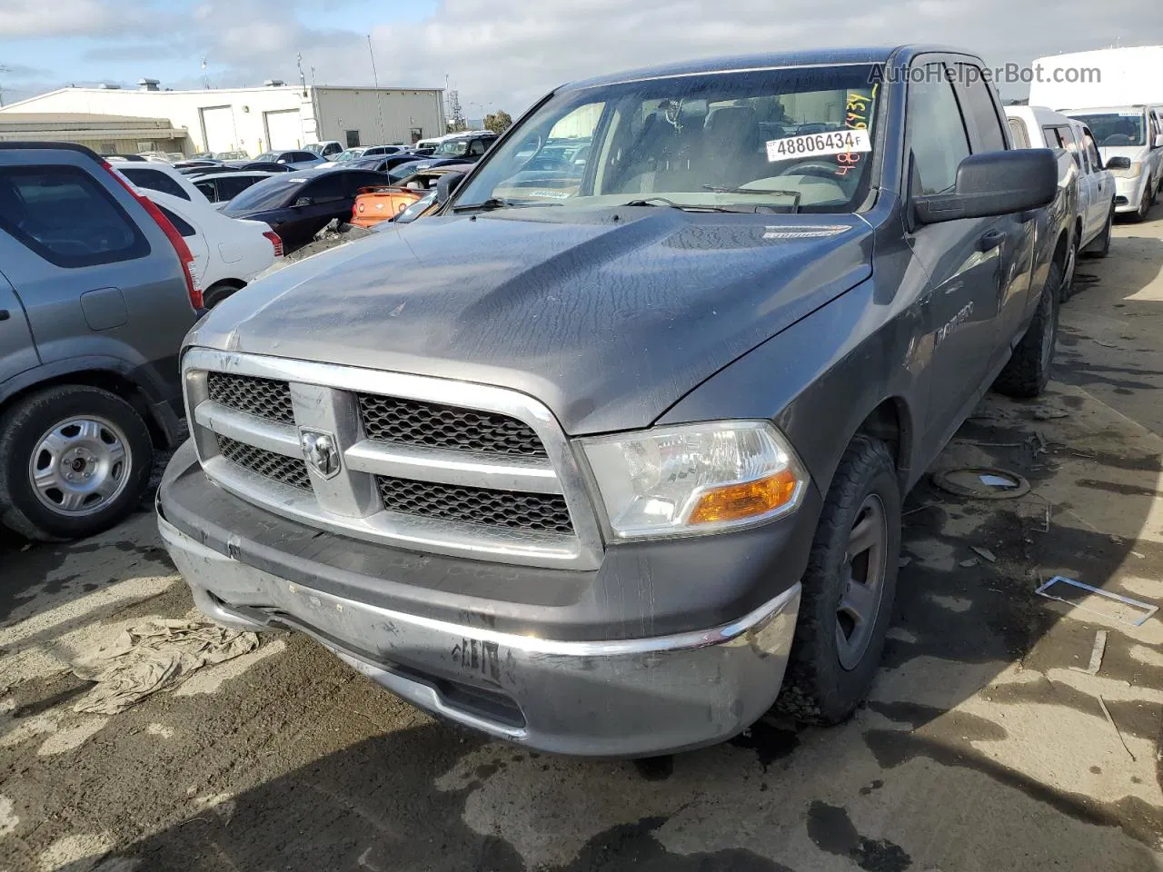 2012 Dodge Ram 1500 St Серый vin: 1C6RD6FP1CS111921