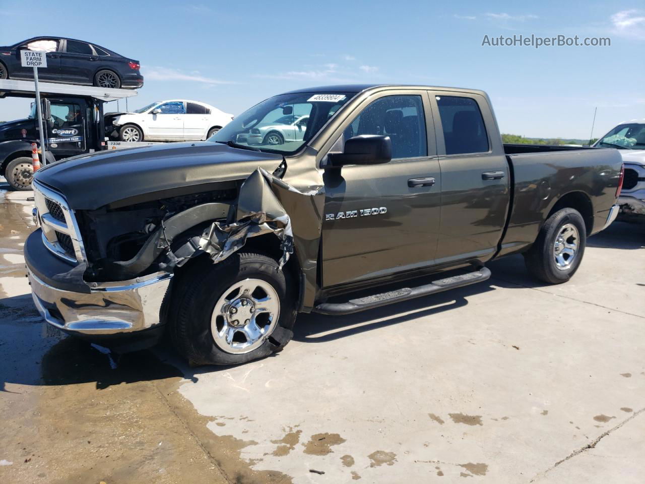 2012 Dodge Ram 1500 St Gray vin: 1C6RD6FP9CS313339