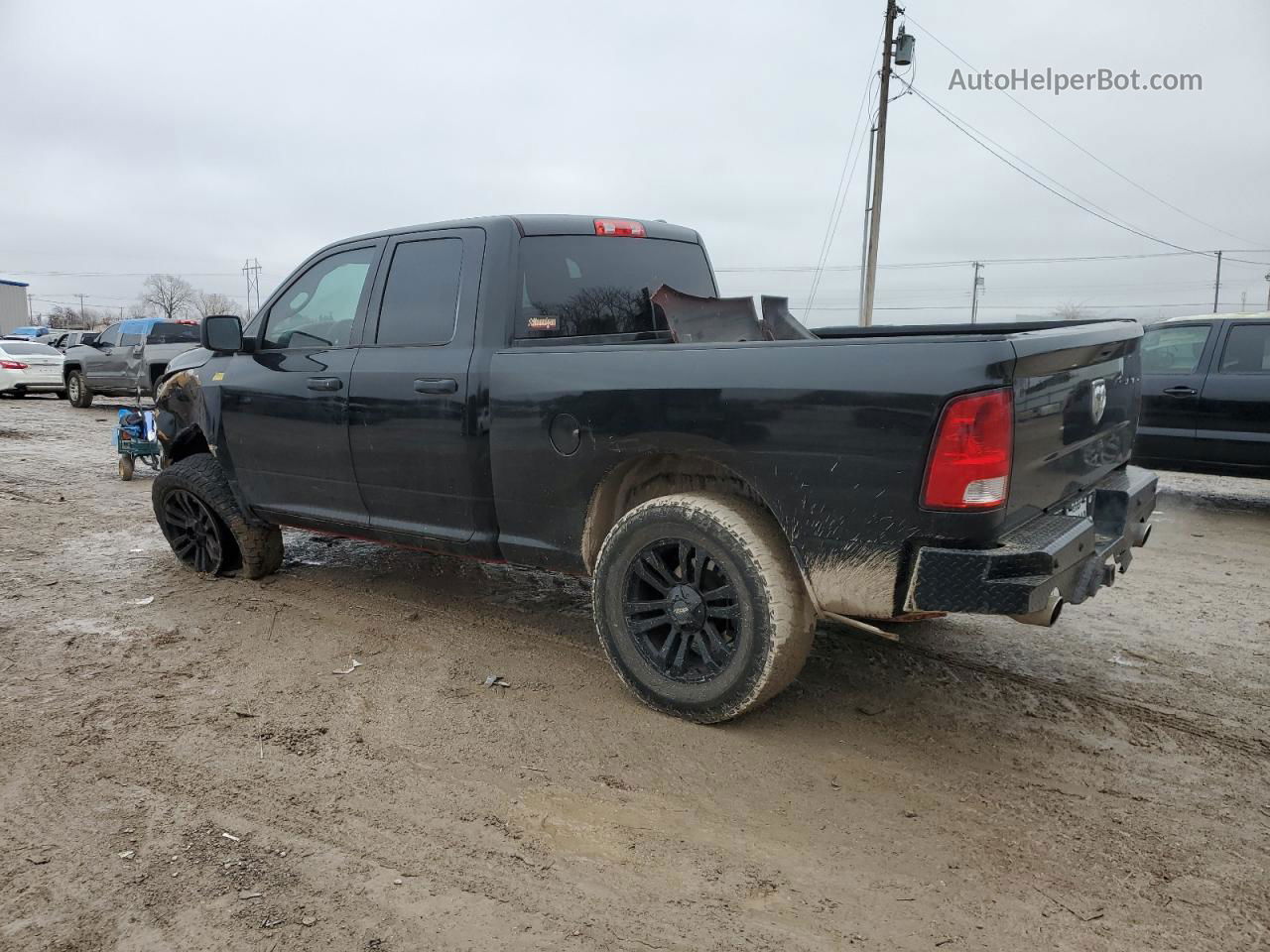 2012 Dodge Ram 1500 St Black vin: 1C6RD6FT0CS302243