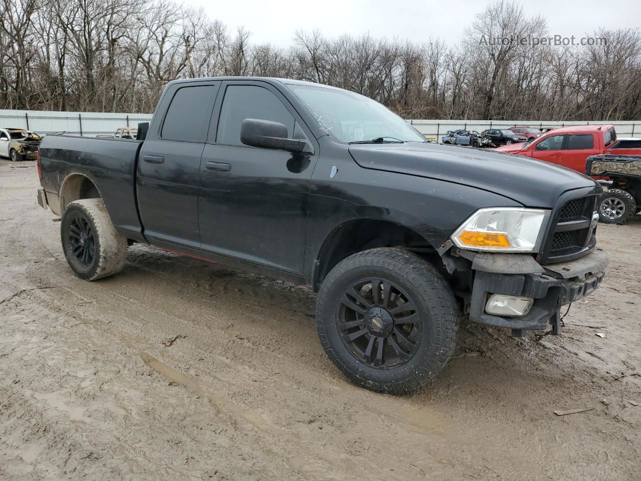 2012 Dodge Ram 1500 St Black vin: 1C6RD6FT0CS302243