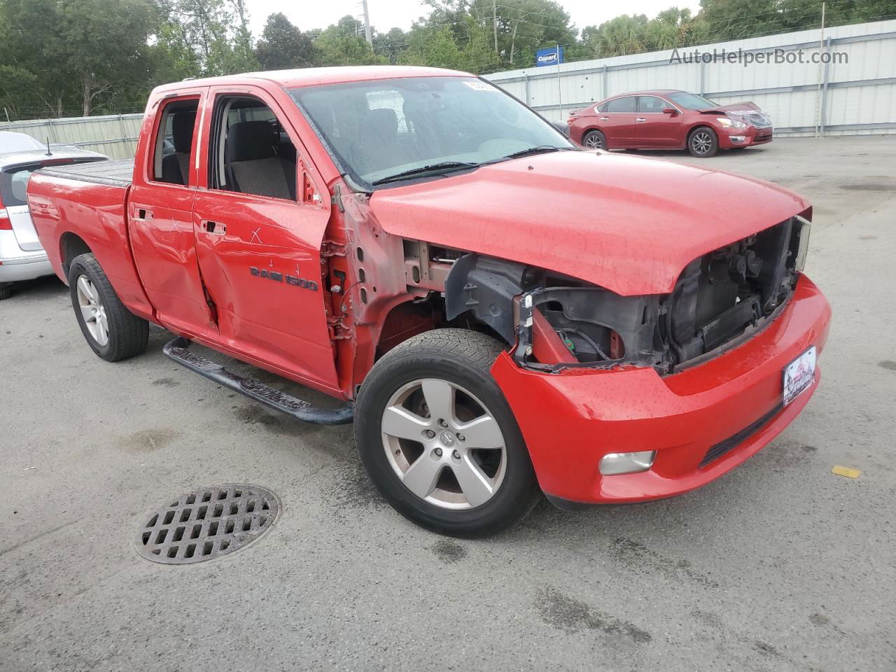 2012 Dodge Ram 1500 St Red vin: 1C6RD6FT2CS160154