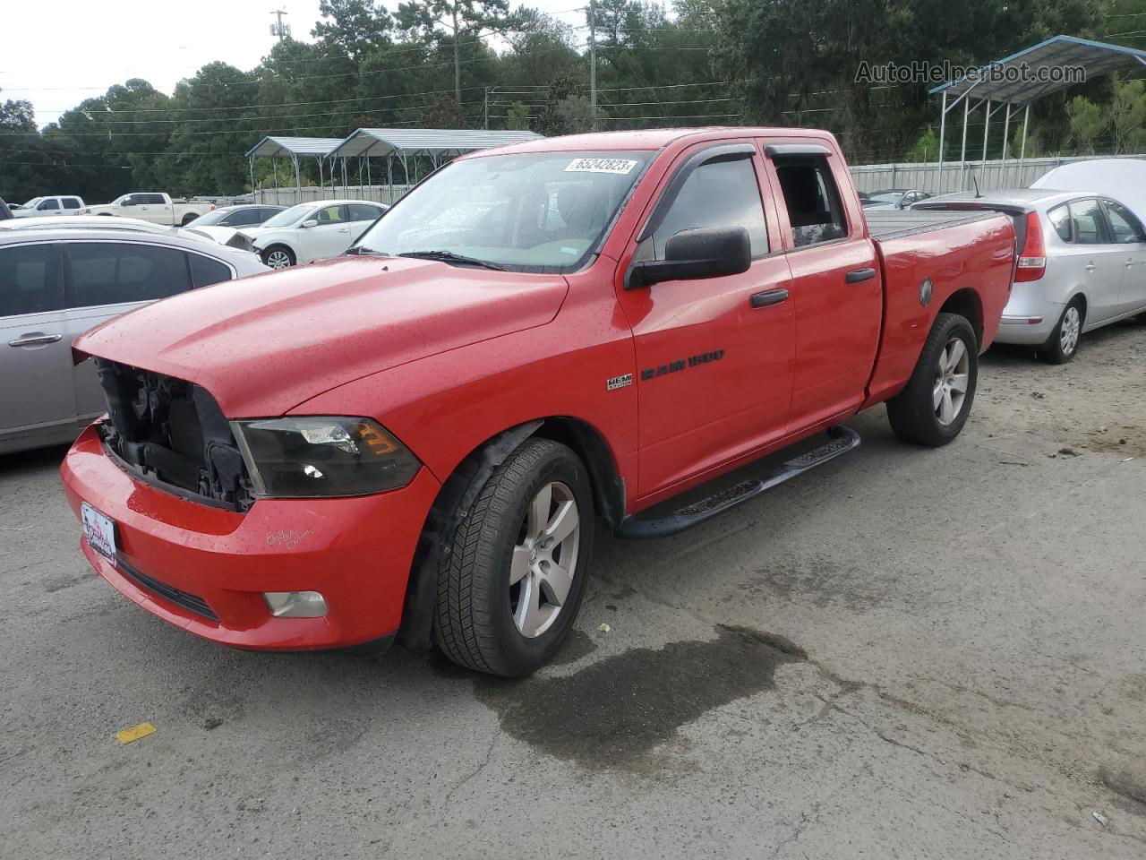 2012 Dodge Ram 1500 St Red vin: 1C6RD6FT2CS160154