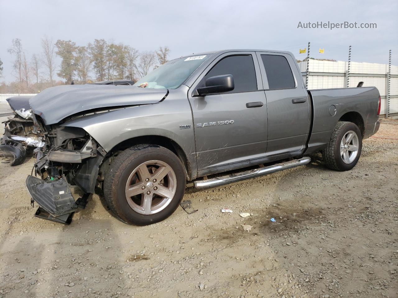 2012 Dodge Ram 1500 St Gray vin: 1C6RD6FT3CS322969