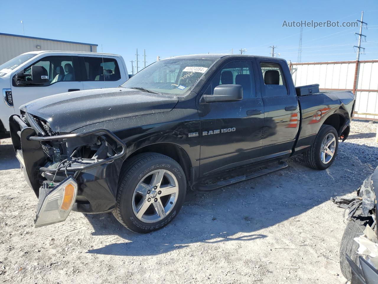 2012 Dodge Ram 1500 St Black vin: 1C6RD6FT8CS301356