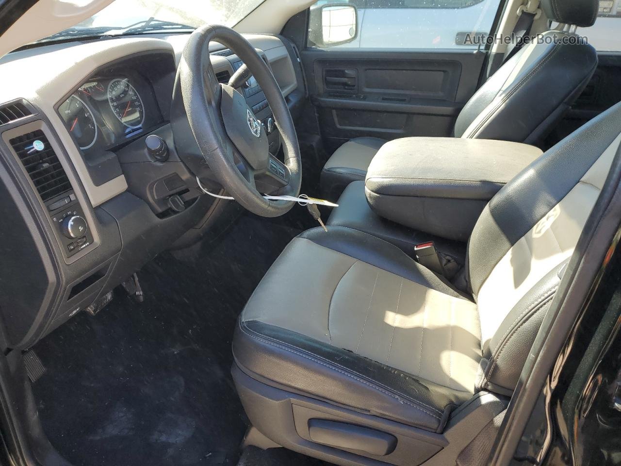 2012 Dodge Ram 1500 St Черный vin: 1C6RD6FT8CS301356