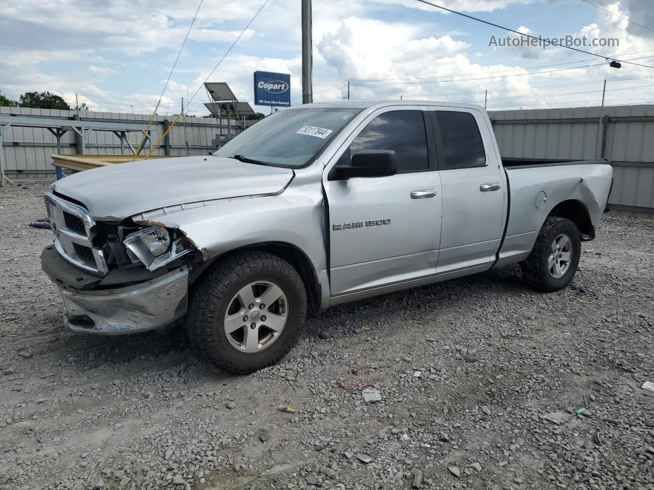 2012 Dodge Ram 1500 Slt Silver vin: 1C6RD6GP0CS225228