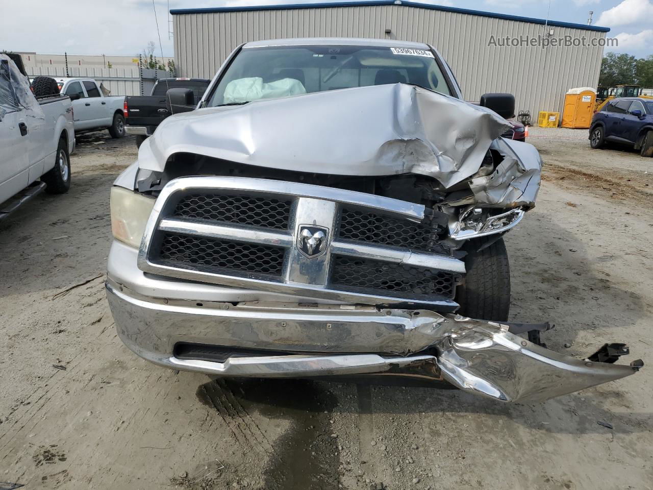 2012 Dodge Ram 1500 Slt Silver vin: 1C6RD6GP4CS135709