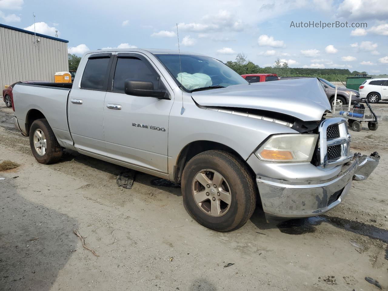 2012 Dodge Ram 1500 Slt Silver vin: 1C6RD6GP4CS135709