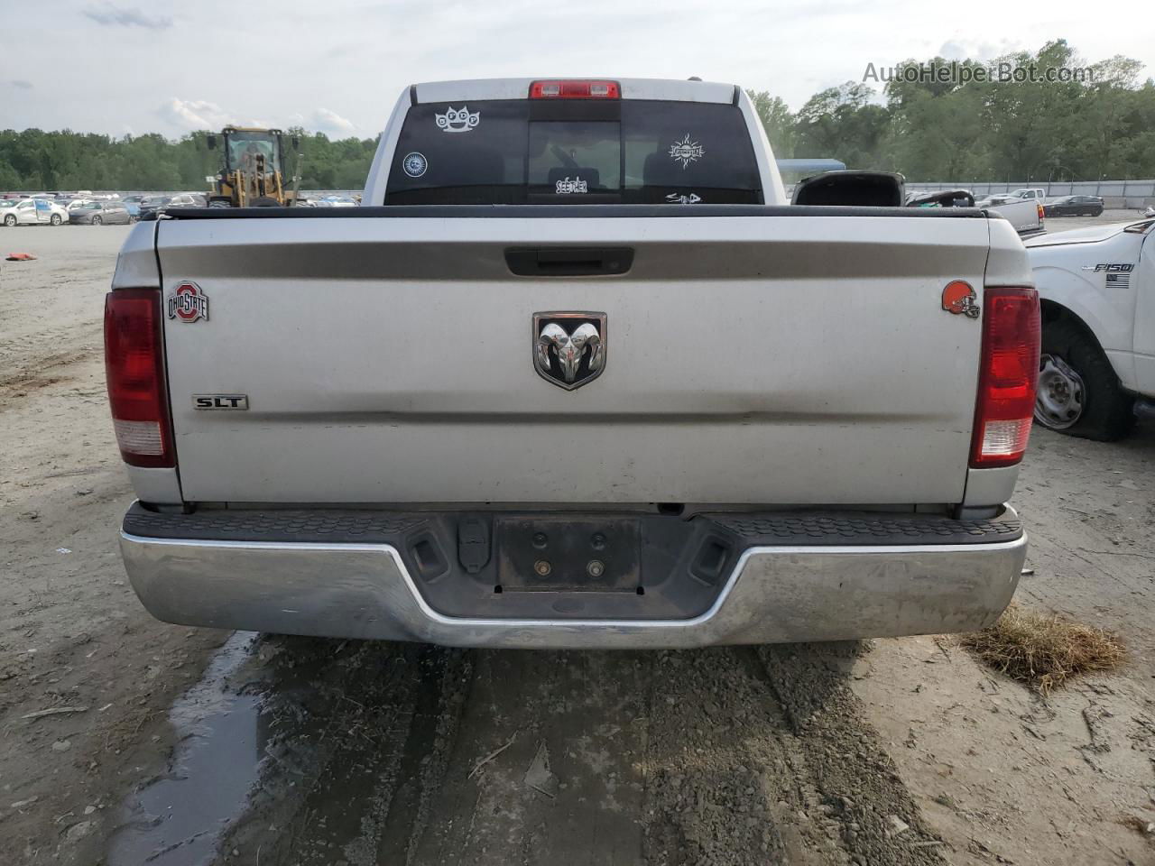 2012 Dodge Ram 1500 Slt Silver vin: 1C6RD6GP4CS135709