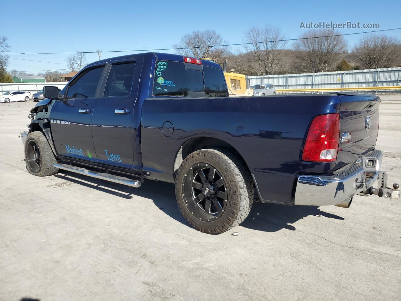 2012 Dodge Ram 1500 Slt Blue vin: 1C6RD6GT4CS155441