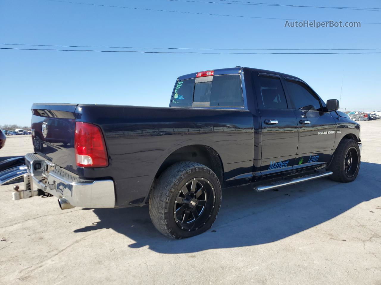 2012 Dodge Ram 1500 Slt Blue vin: 1C6RD6GT4CS155441