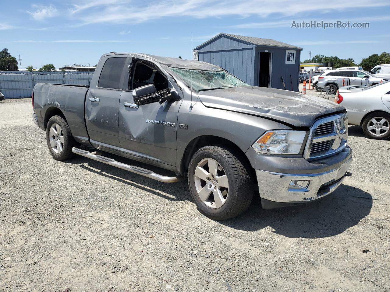 2012 Dodge Ram 1500 Slt Gray vin: 1C6RD6GT5CS313639