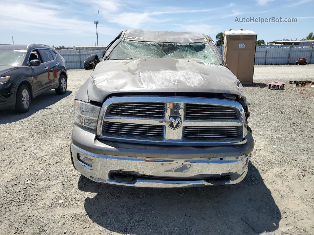 2012 Dodge Ram 1500 Slt Gray vin: 1C6RD6GT5CS313639