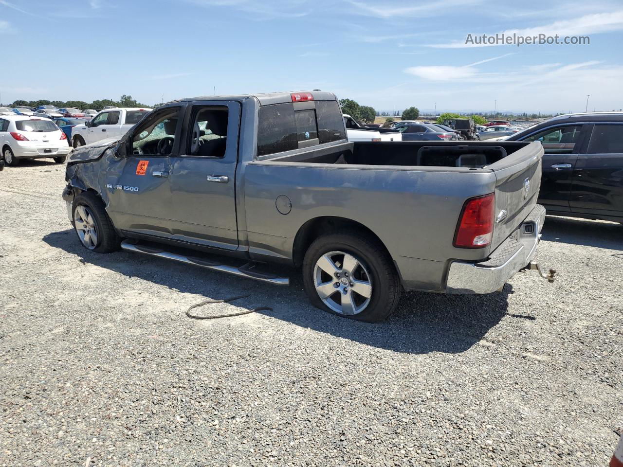 2012 Dodge Ram 1500 Slt Серый vin: 1C6RD6GT5CS313639