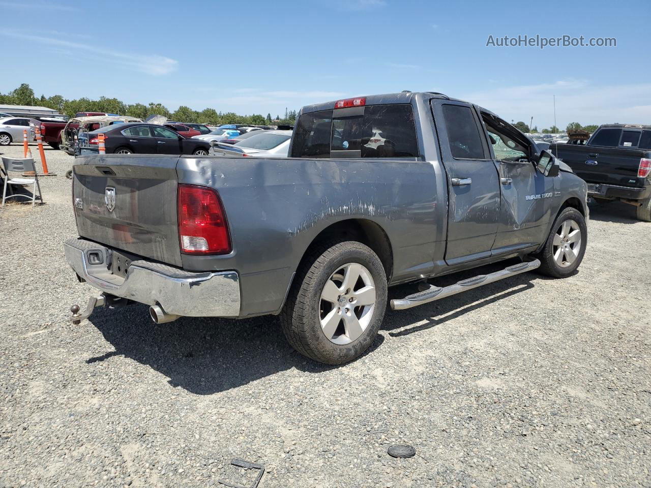 2012 Dodge Ram 1500 Slt Серый vin: 1C6RD6GT5CS313639