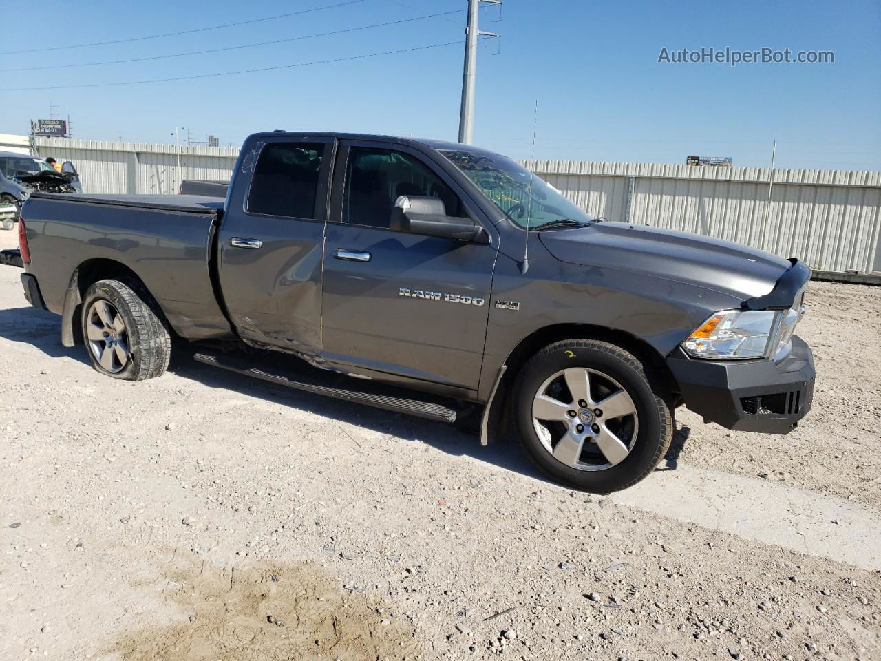 2012 Dodge Ram 1500 Slt Серый vin: 1C6RD6GT6CS145641