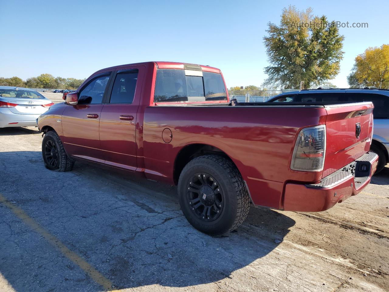 2012 Dodge Ram 1500 Sport Red vin: 1C6RD6HT7CS169932