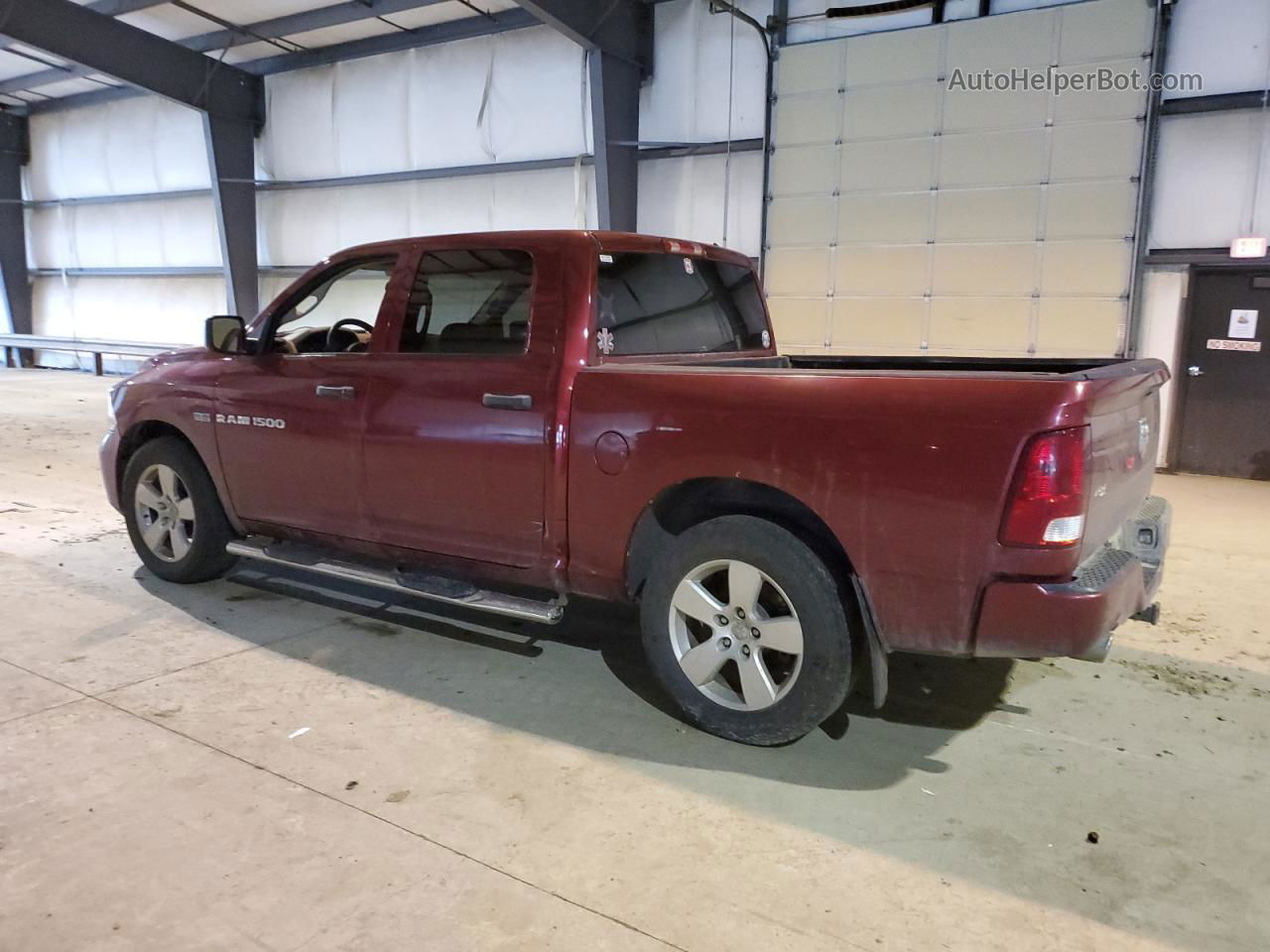 2012 Dodge Ram 1500 St Бордовый vin: 1C6RD6KT5CS170439